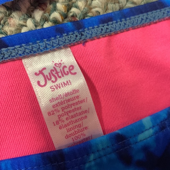 Justice Girls Swimwear Tankini Set (swim suit) - Picture 7 of 7
